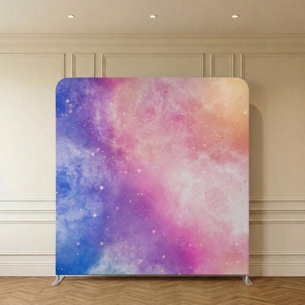 Fundal cu galaxie in nuante pastel